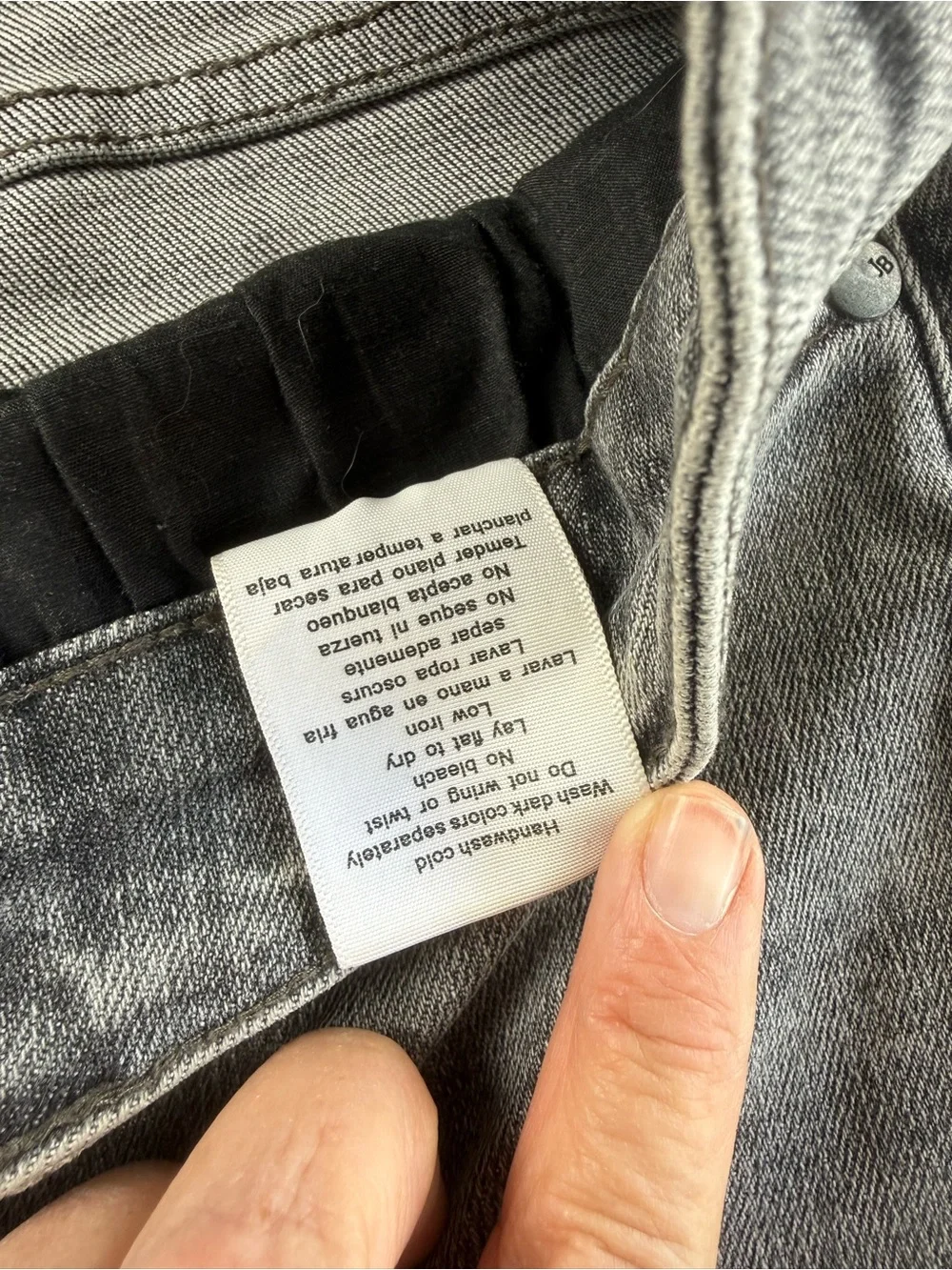 Judy Blue Grey High Rise Button Fly Capri Jeans 14W JB78110 GR Womens 14W